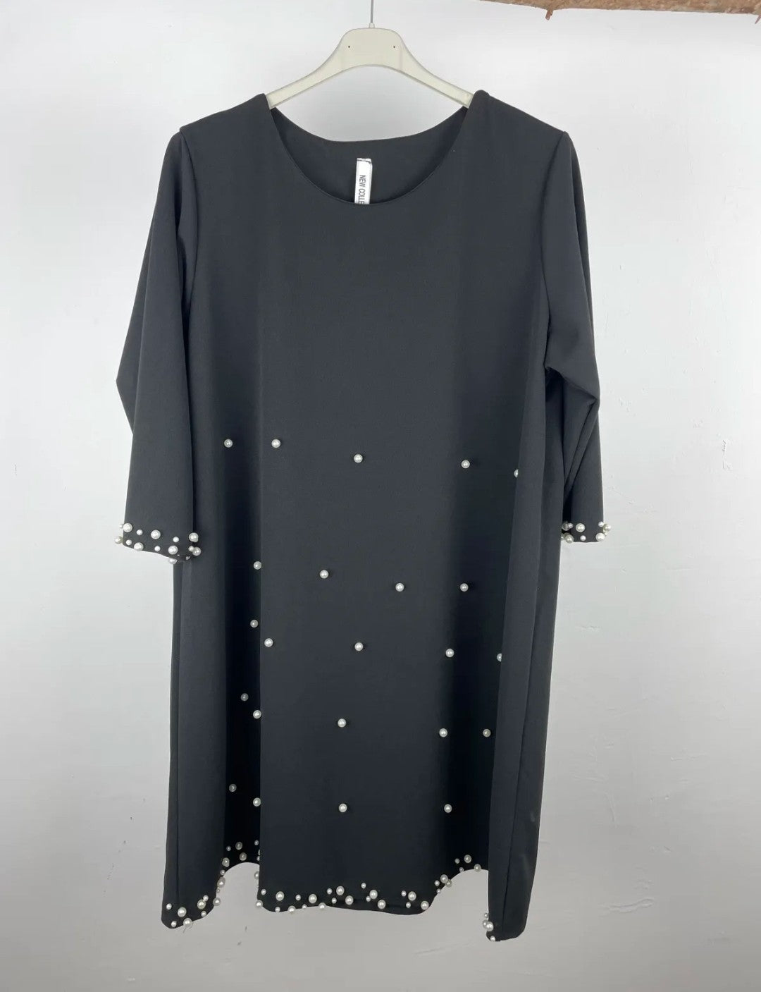 Vestido curvy perlas