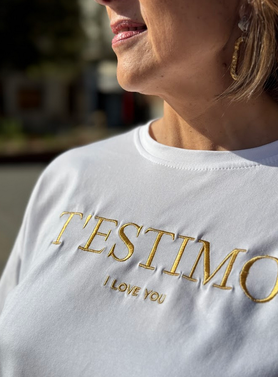 Camiseta T´estimo - varios colores