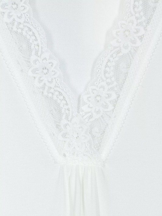 Blusa fluida encaje curvy