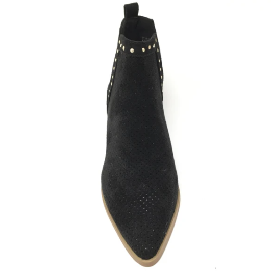 Botin tachuelas negro