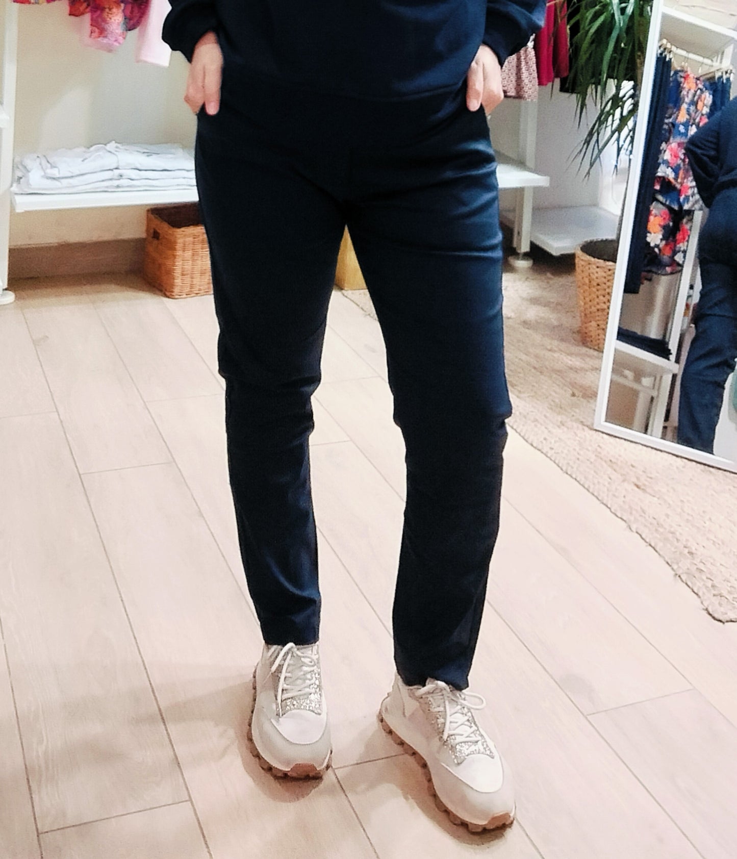 Pantalón chino - azul marino