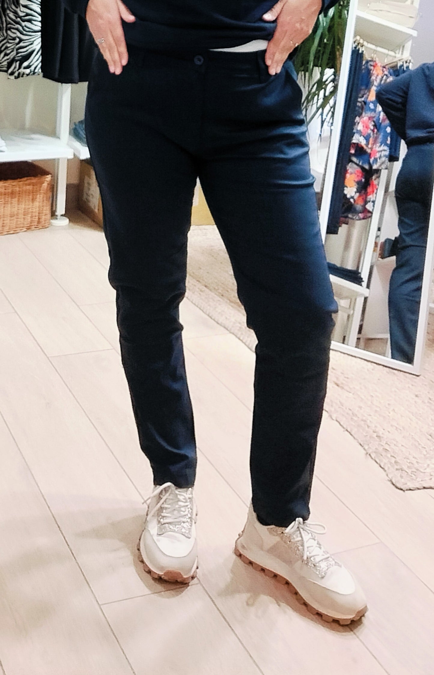 Pantalón chino - azul marino