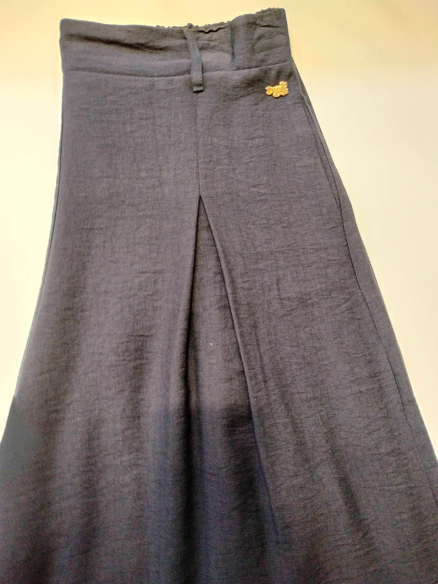Falda pantalón - blanco y azul marino