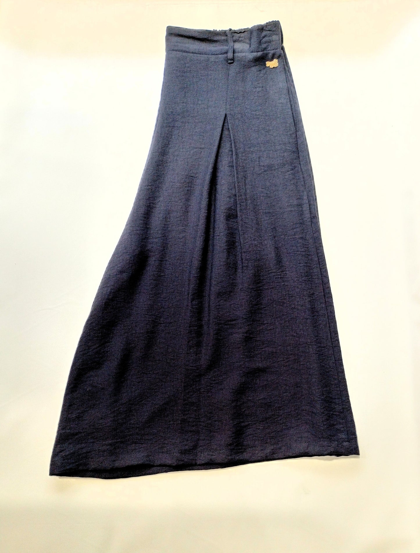 Falda pantalón - blanco y azul marino