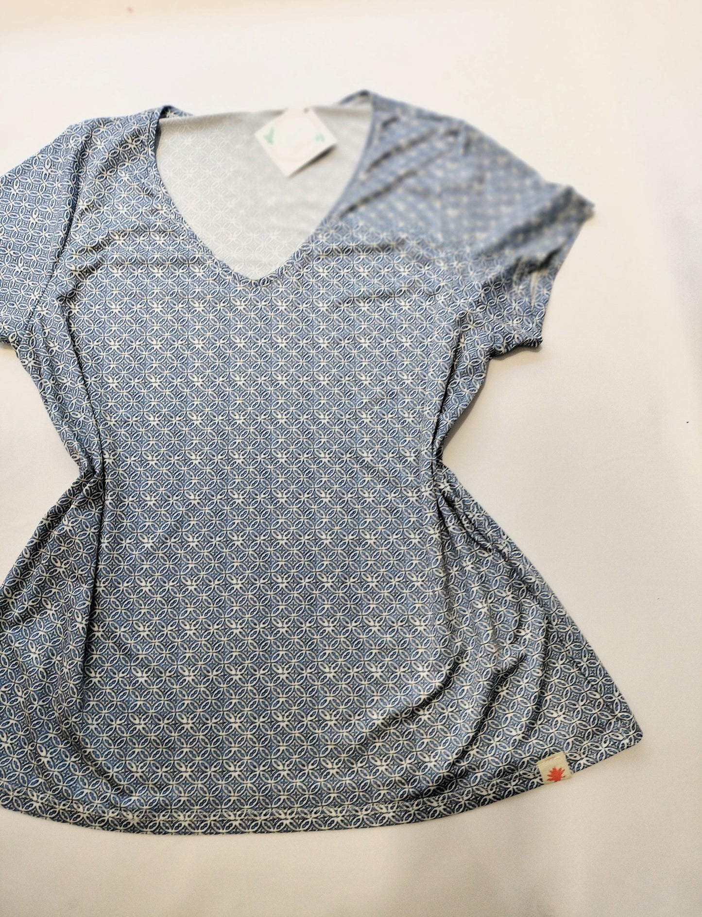 Camiseta estampada Nicté - azul marino