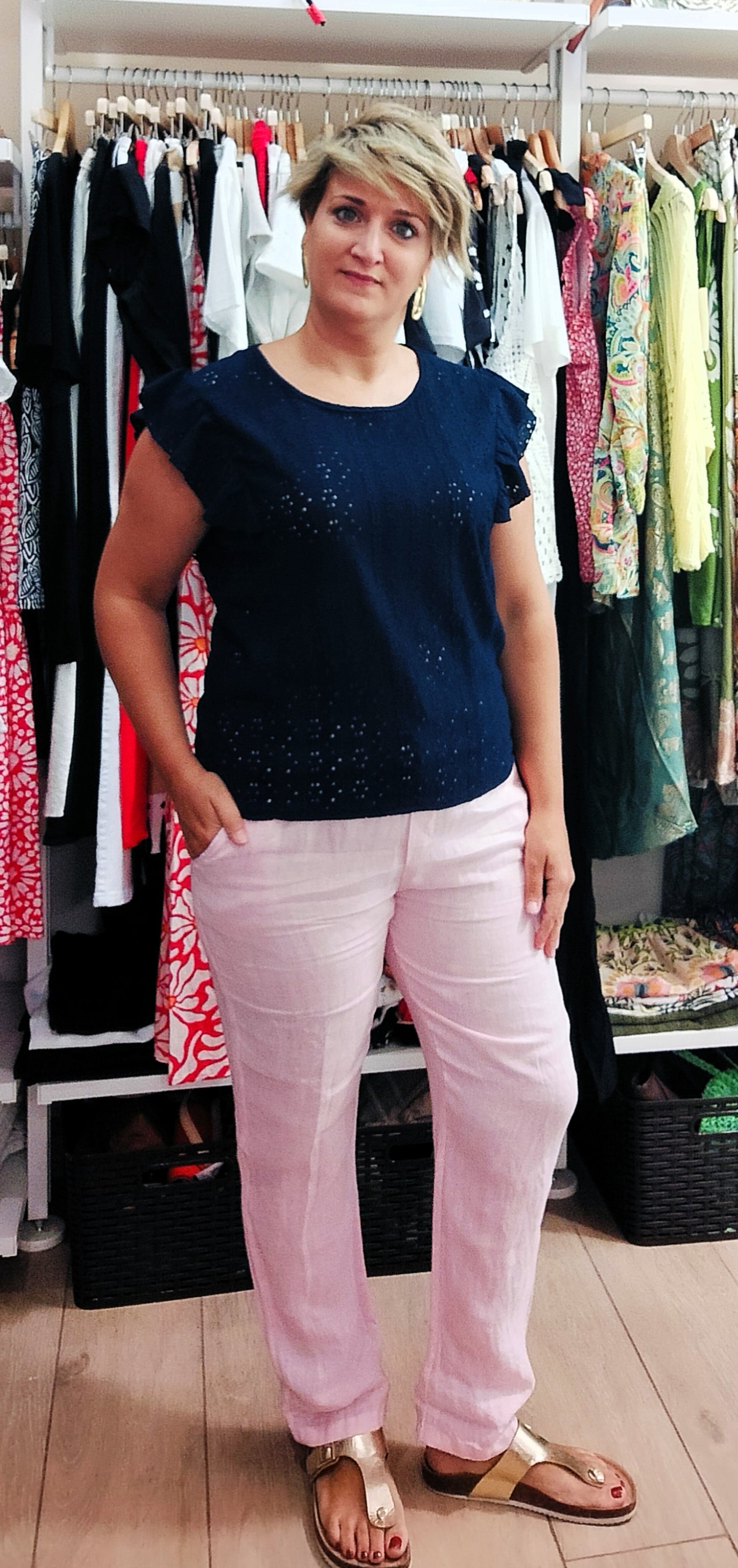 Pantalón lino - varios colores