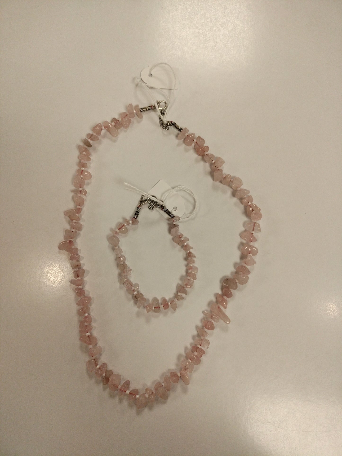 Pulsera piedra rosa