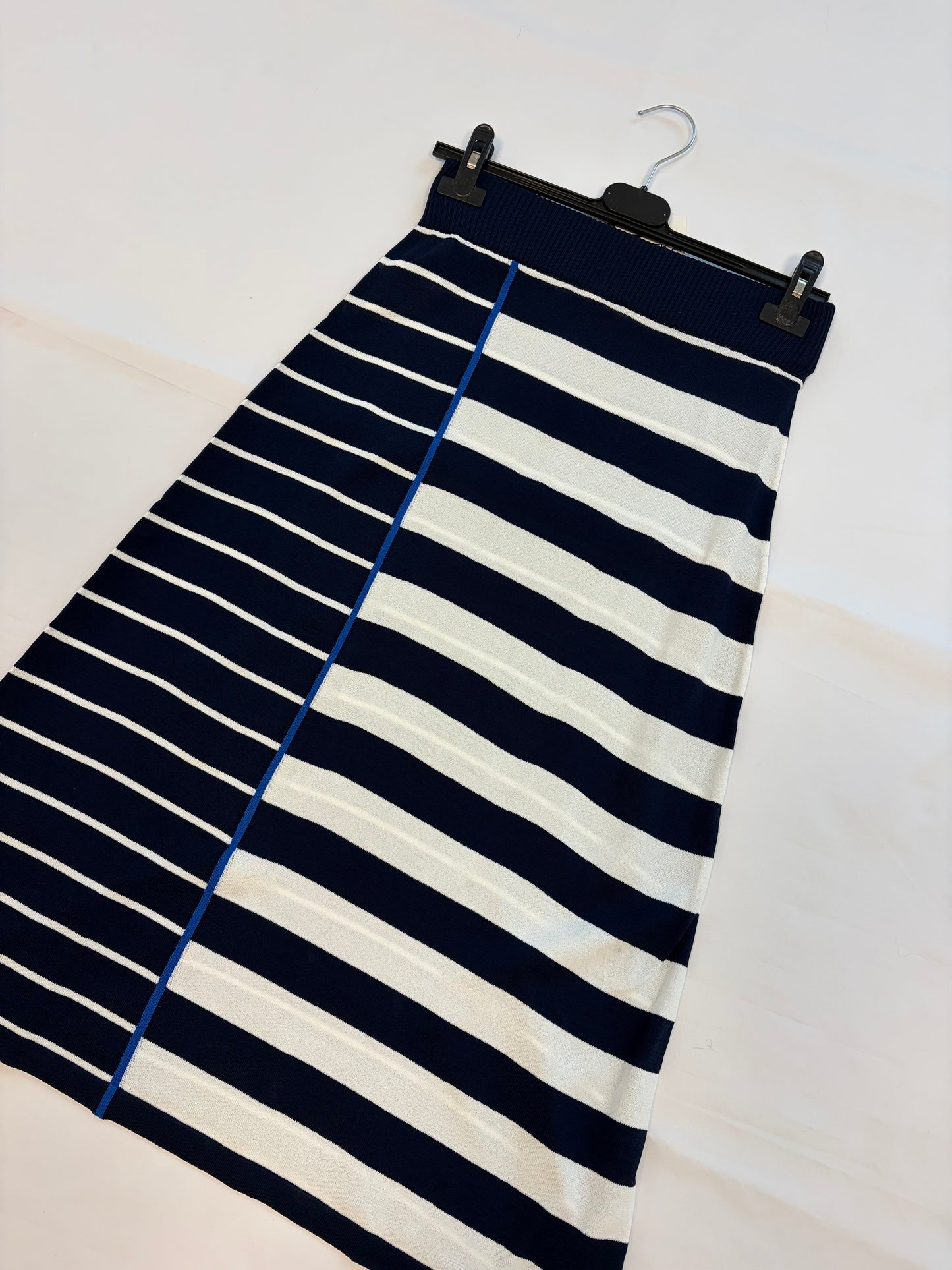 Falda punto navy