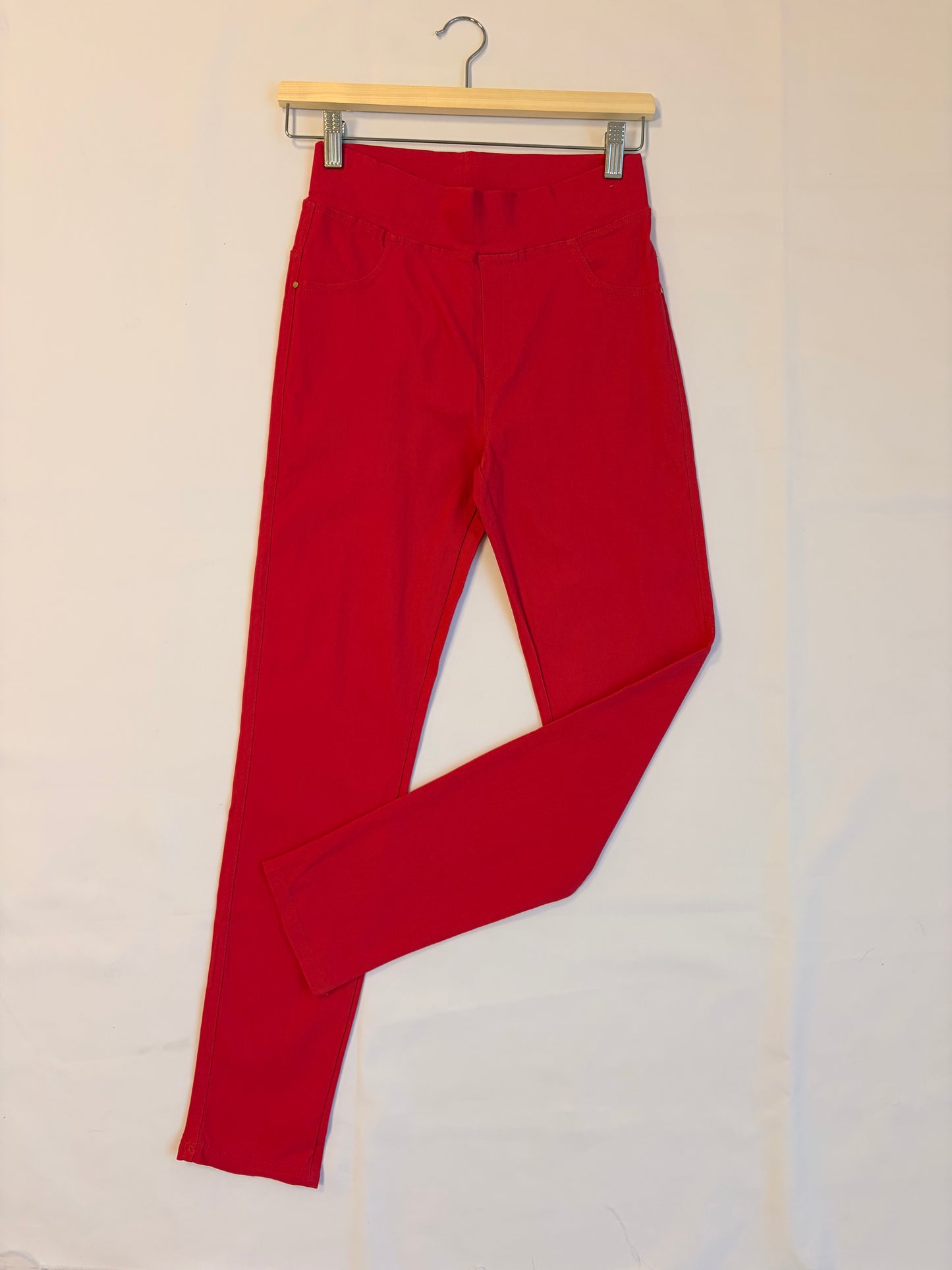 Pantalón pitillo básico - fucsia