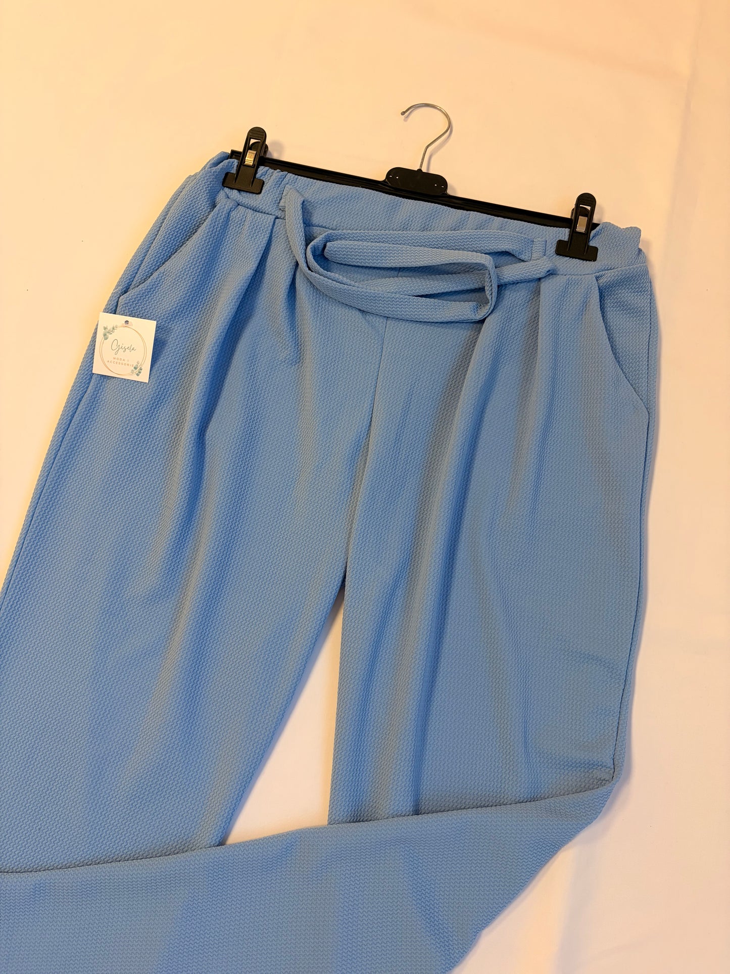 Pantalón curvy lazada - azul