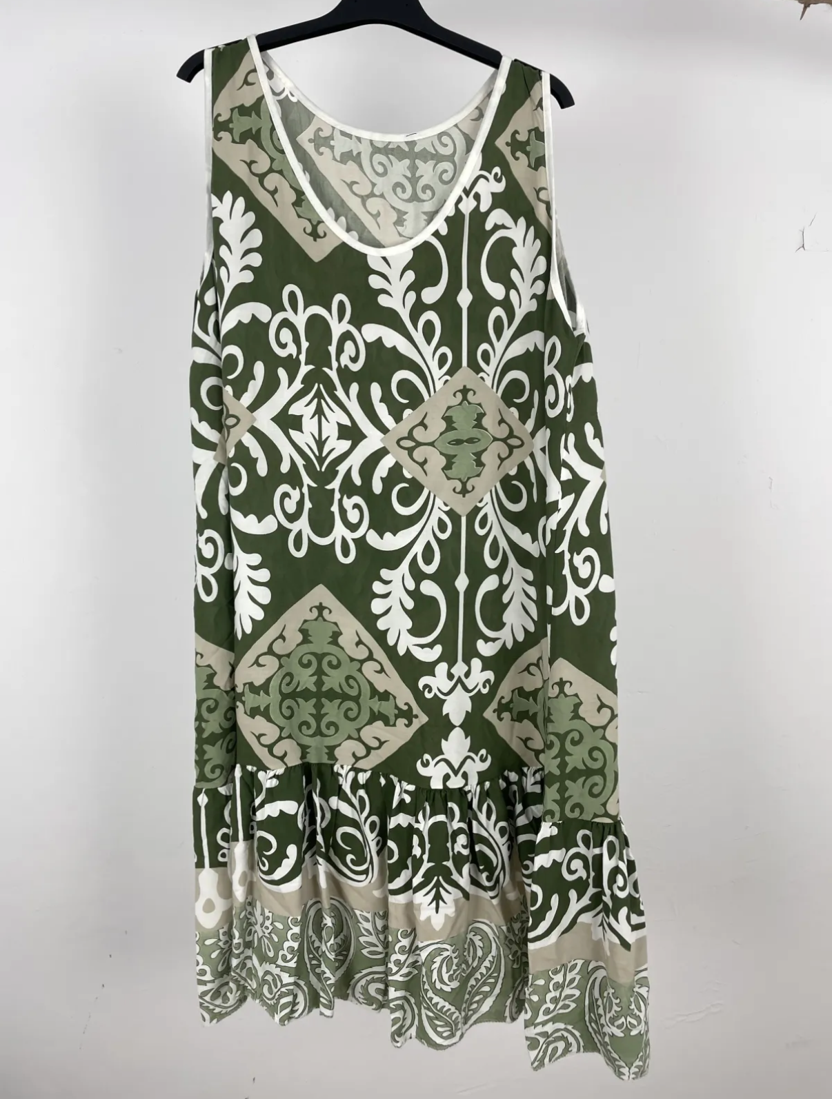 Vestido curvy flor sin mangas