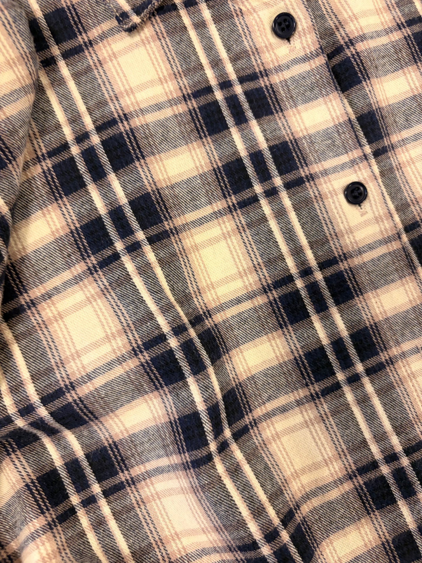 Camisa cuadros azul marino