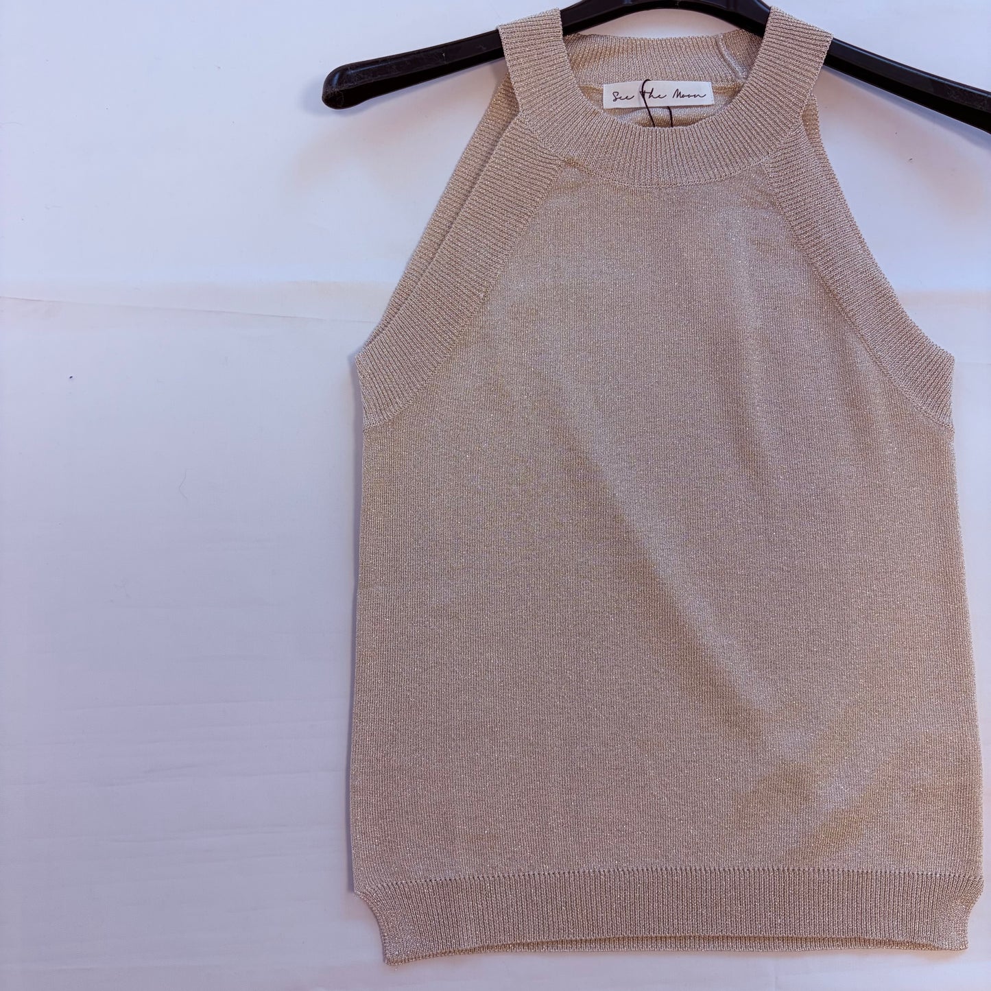 Top halter lurex