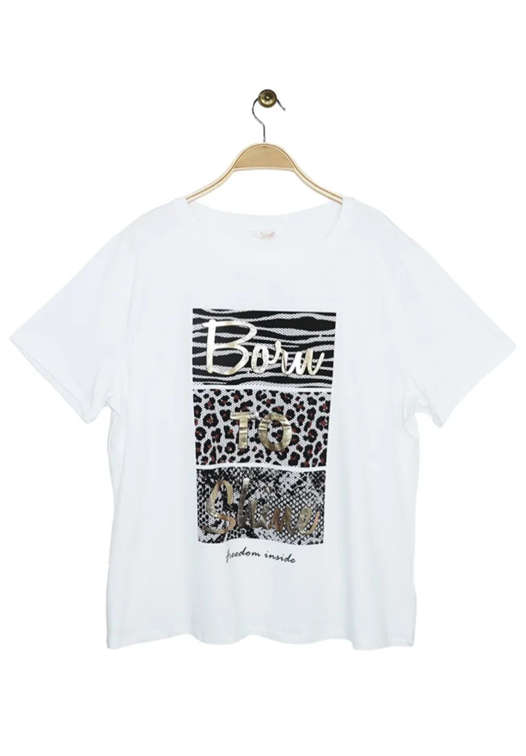 Camiseta curvy Born to Glam