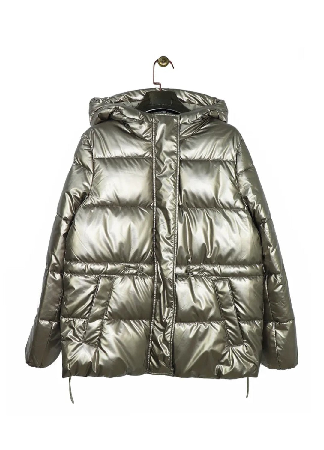 Anorac corto metalizado