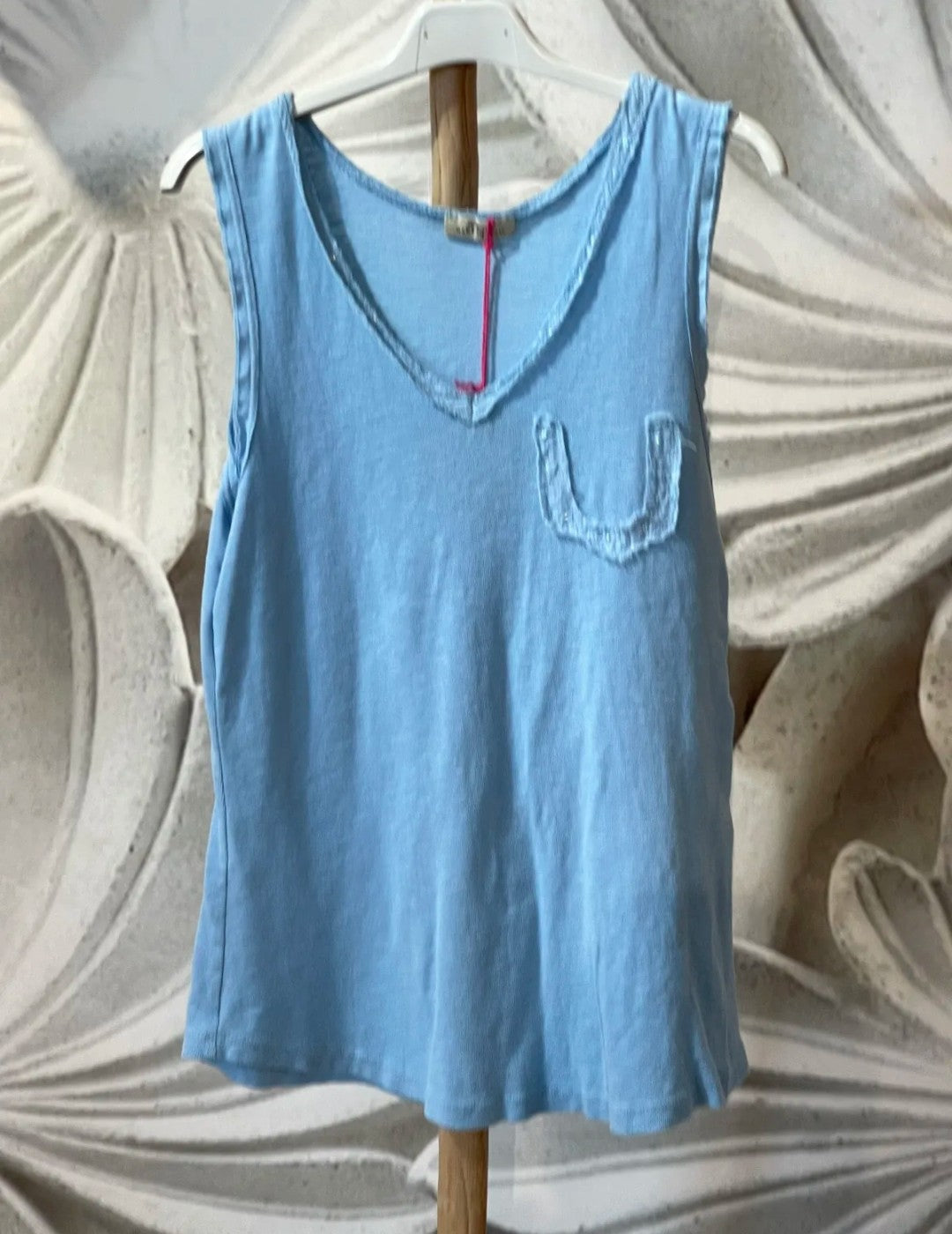 Camiseta U sin mangas - azul