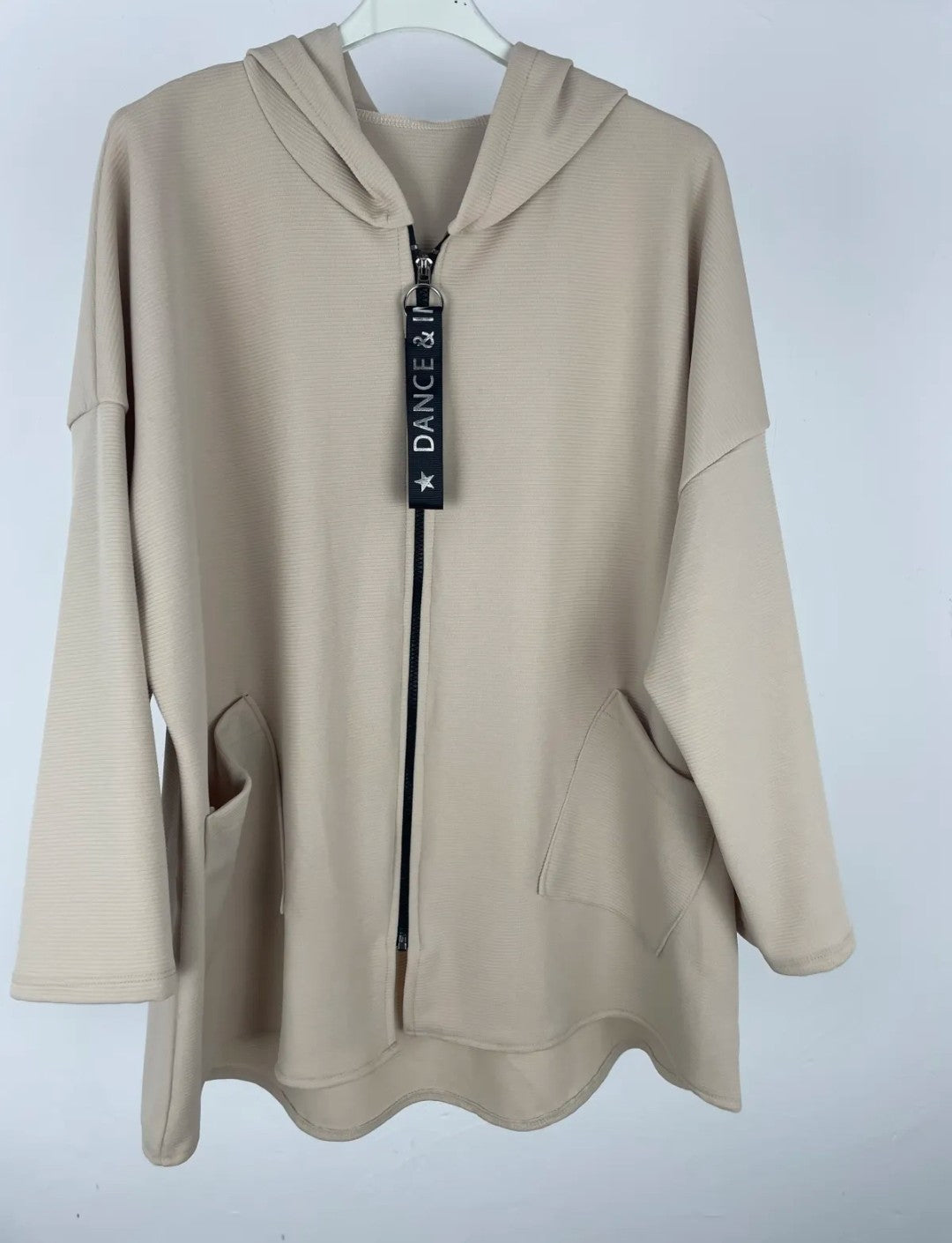 Chaqueta sport curvy - beige