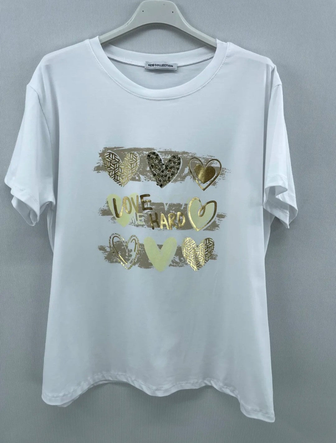 Camiseta curvy Love Hard
