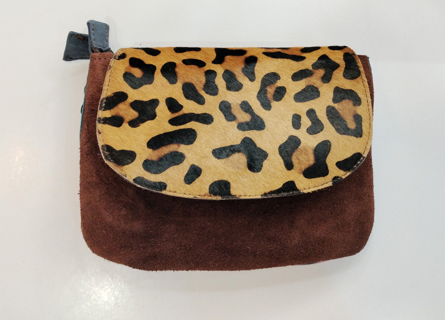 Bolso solapa reversible Leo - rosa