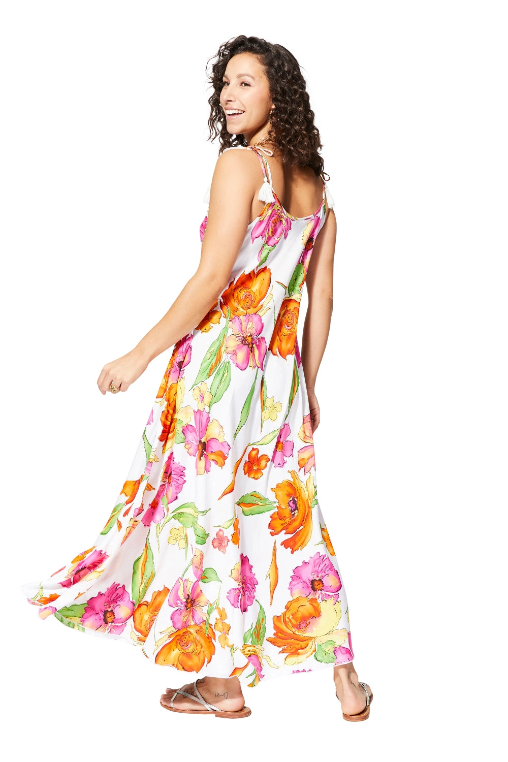 Vestido largo Flowers