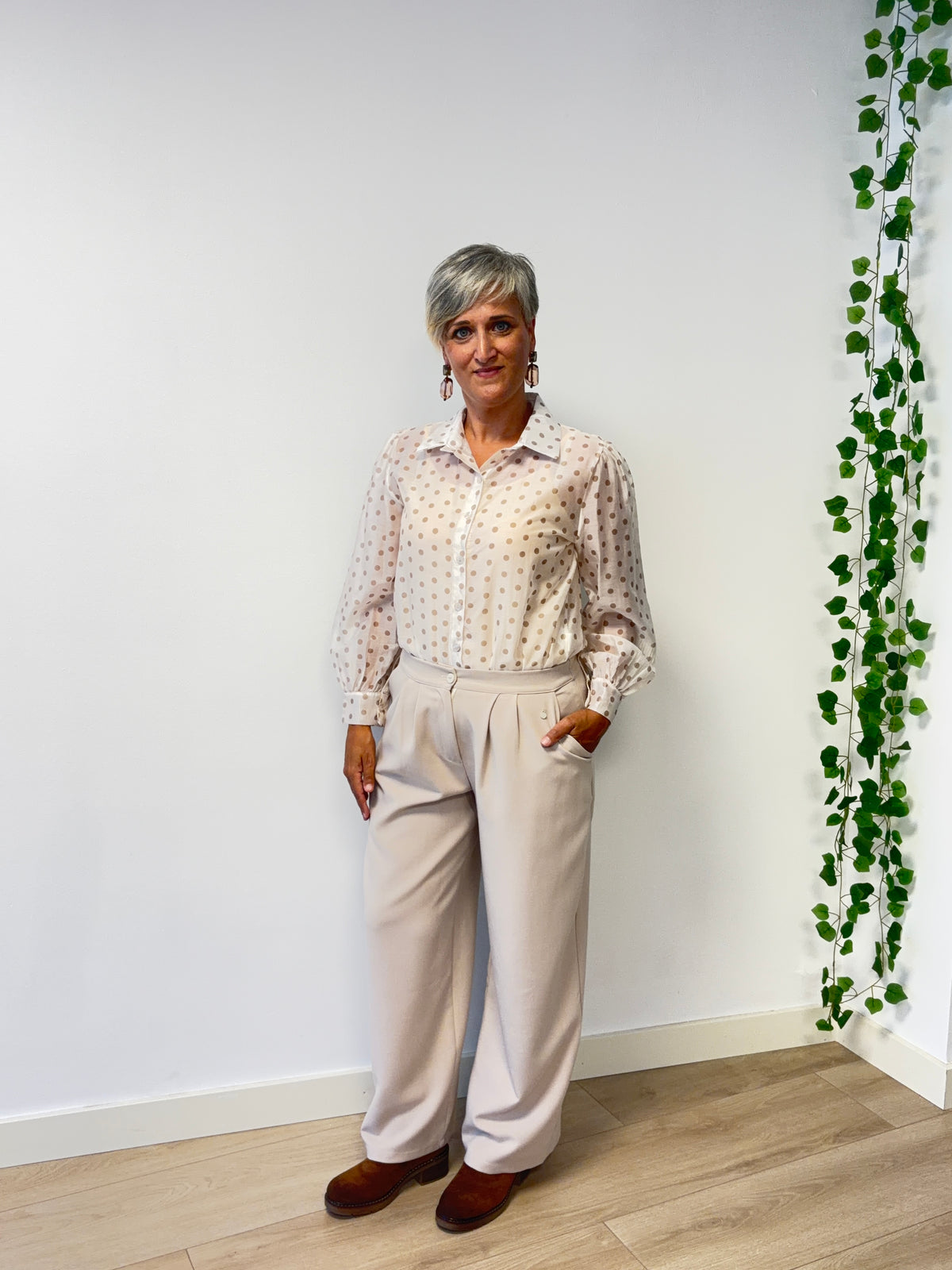 Pantalón Twigy beige