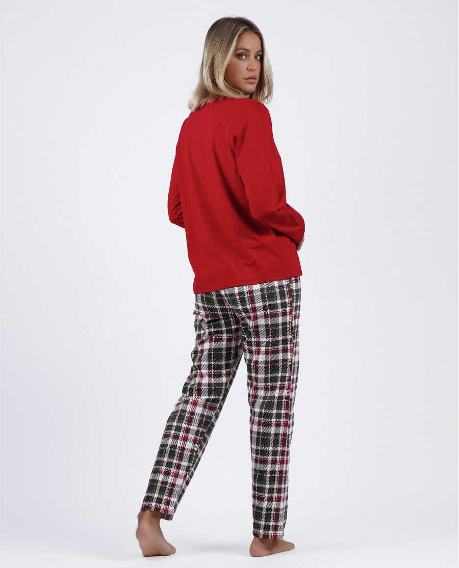 Pijama Xmas Kisses - rojo
