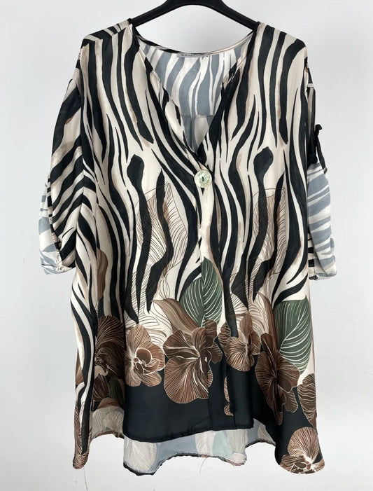 Blusa curvy Alins