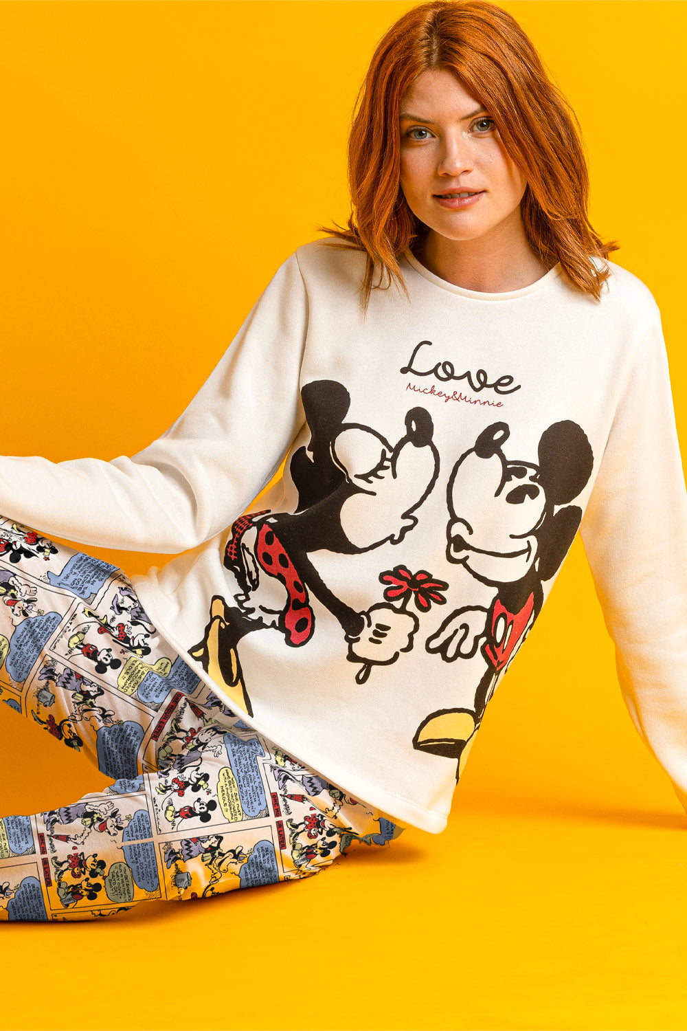 Pijama Disney Comic Love -crudo