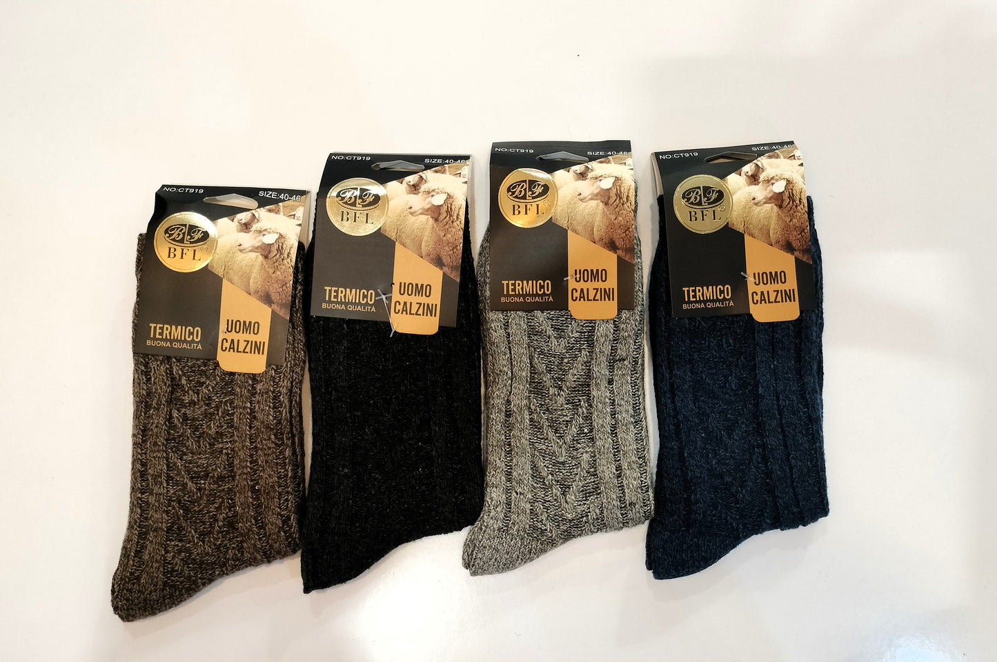 Calcetines lana lisos 40-46