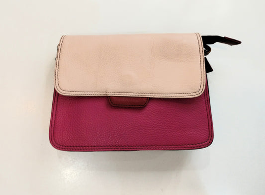 Bolso solapa reversible Laia - rosa