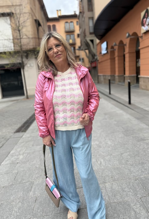 Chaqueta impermeable Roxie - rosa