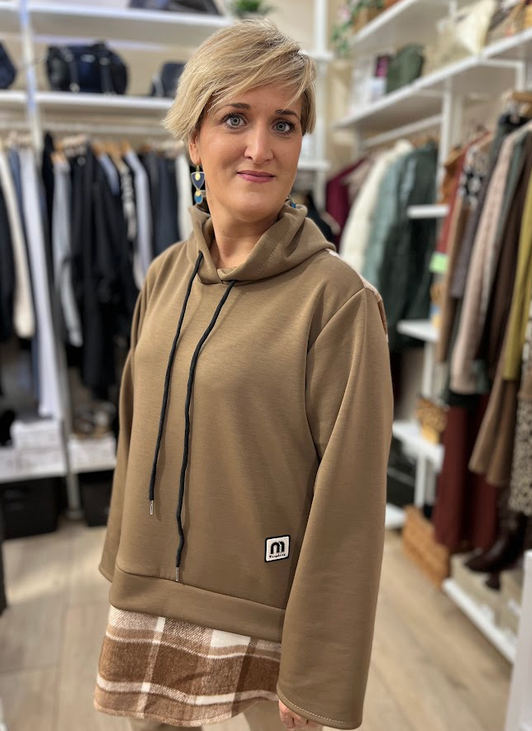 Sudadera curvy Llordà