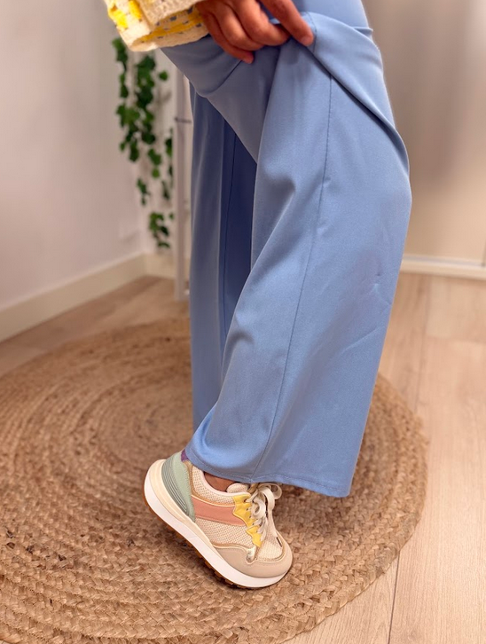 Pantalón tencel lazo
