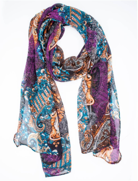 Foulard Chiffon - morado