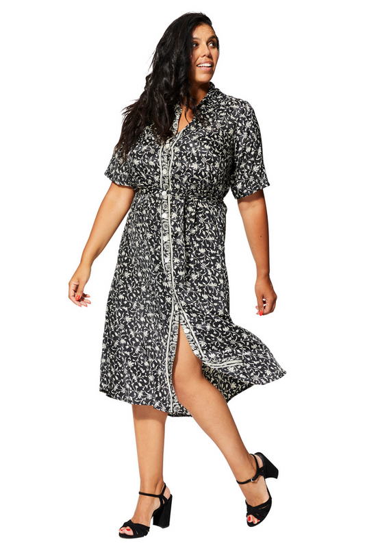 Vestido curvy Roca Plana