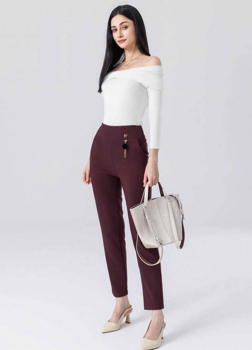 Pantalón afelpado colgante
