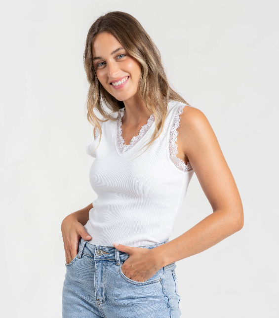 Top encaje