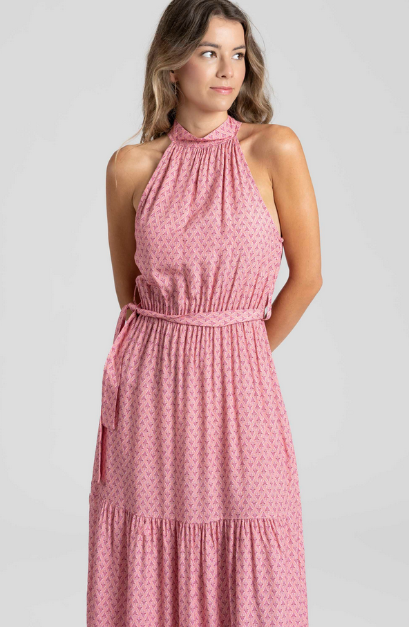 Vestido estampado Naturalia