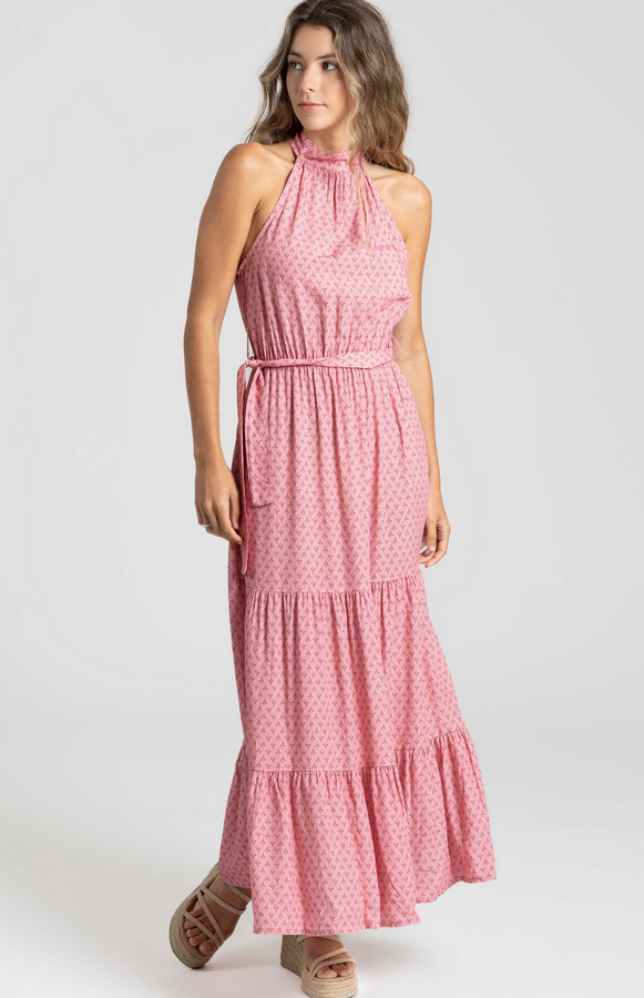 Vestido estampado Naturalia
