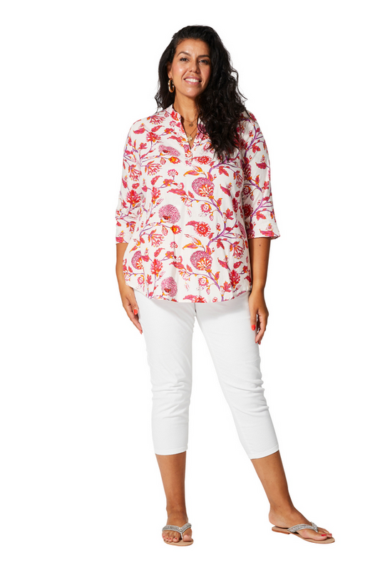 Blusa curvy floral
