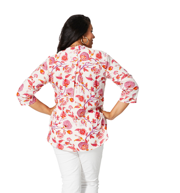 Blusa curvy floral
