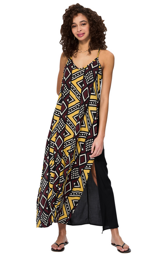 Vestido largo étnico