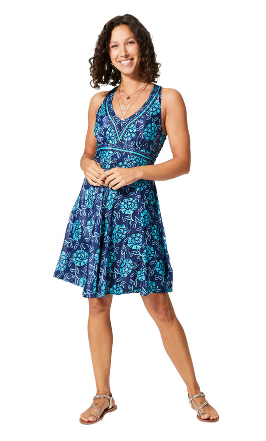 Vestido corto nadadora Brisa Azul