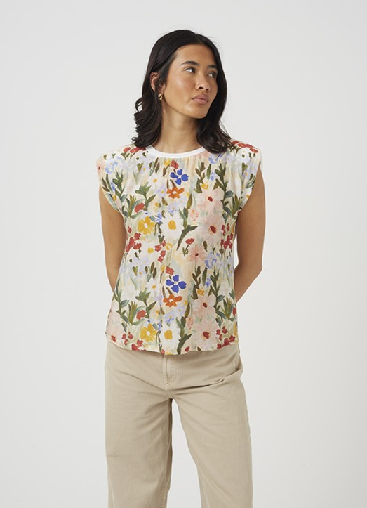 Camiseta Purpura Floral
