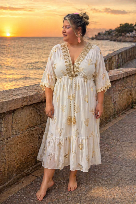 Vestido curvy boho