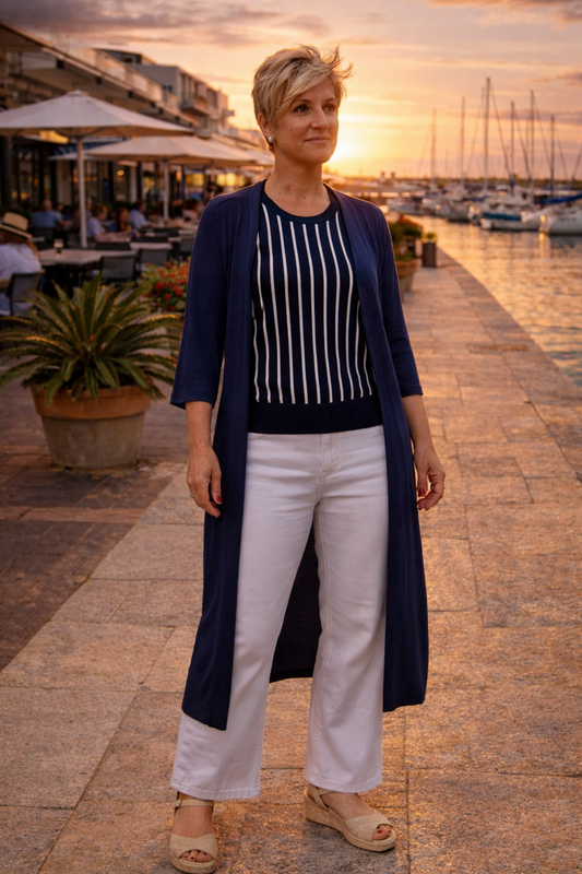 Cardigan midi
