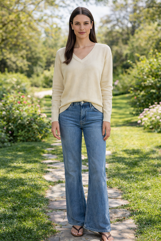 Jersey fino desflecado pico