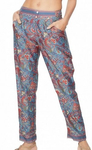 Pantalón boho S´Agaró - Azul