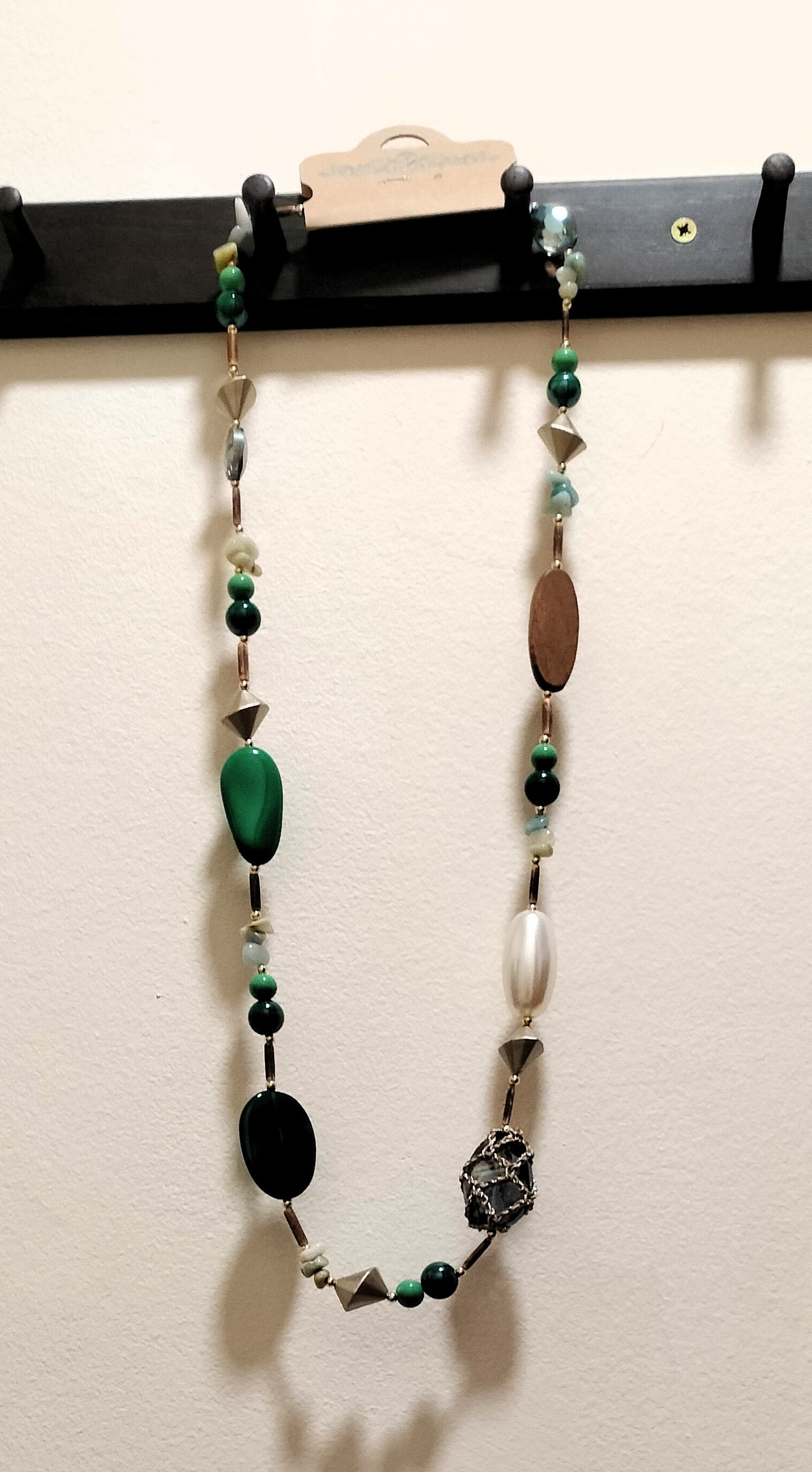 Collar piedras - verde