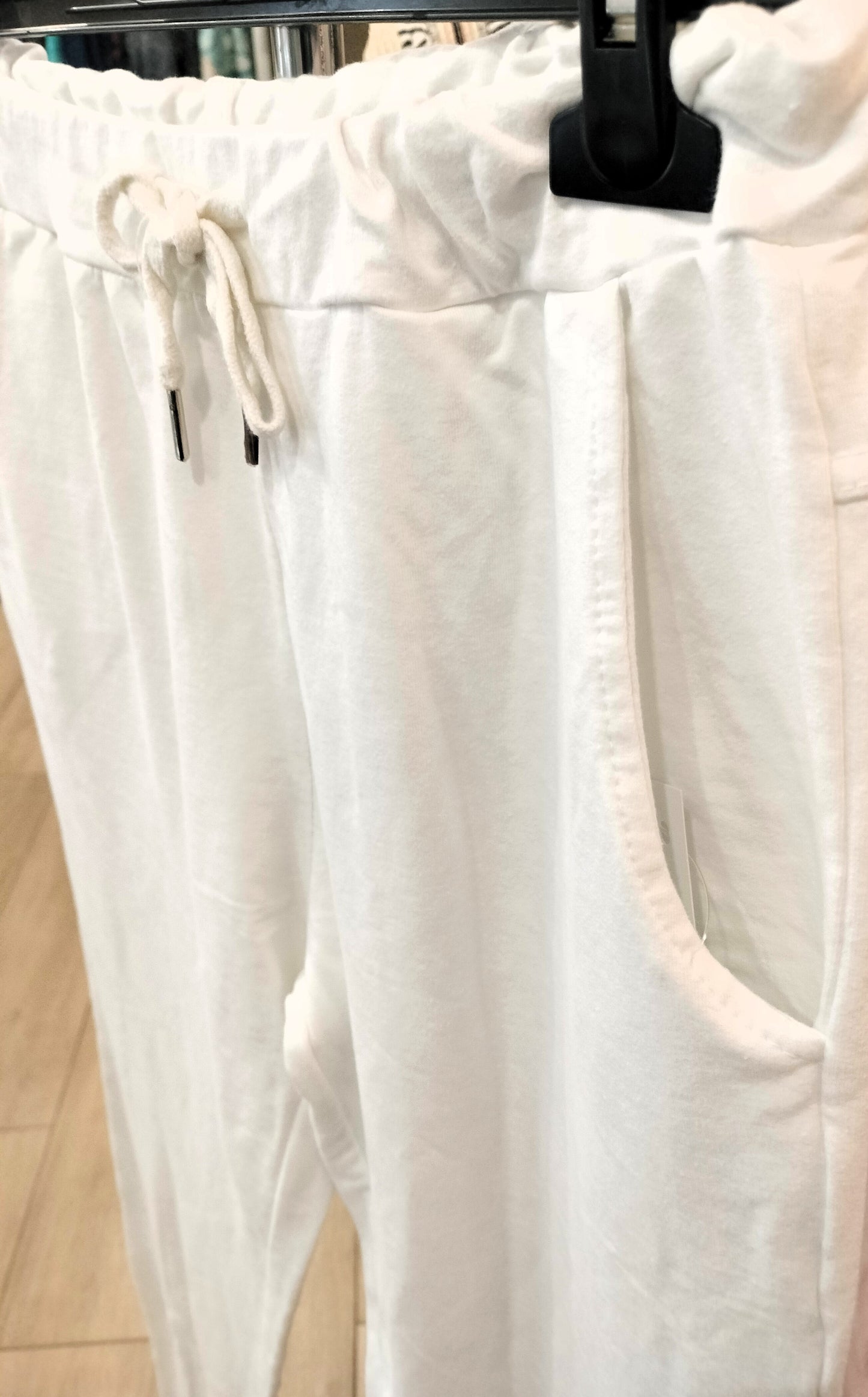 Pantalón jogger chandal - blanco